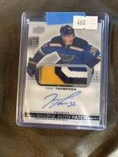 2017 UPPER DECK AR-TT TAGE THOMPSON ROOKIE On Card AUTO PATCH RC /299 ?. rookie card picture