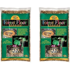 Zoo Med Forest Floor Reptile Bedding All Natural Cypress Mulch, 24qt (Pack of 2)