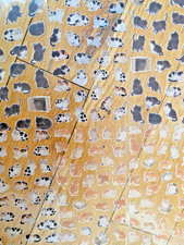 Lot of 2 Cute Kawaii Japanese Washi Style Delicate Cat Stickers: You Choose 