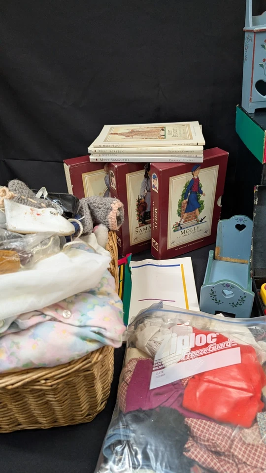 Lot of American Girl 18" Dolls Small dolls Clothing Accessories Books and more - Image 2 of 4