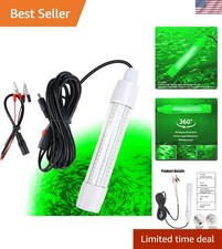 126 LED Underwater Fishing Light - Waterproof with 5M Cord  Battery Clamps