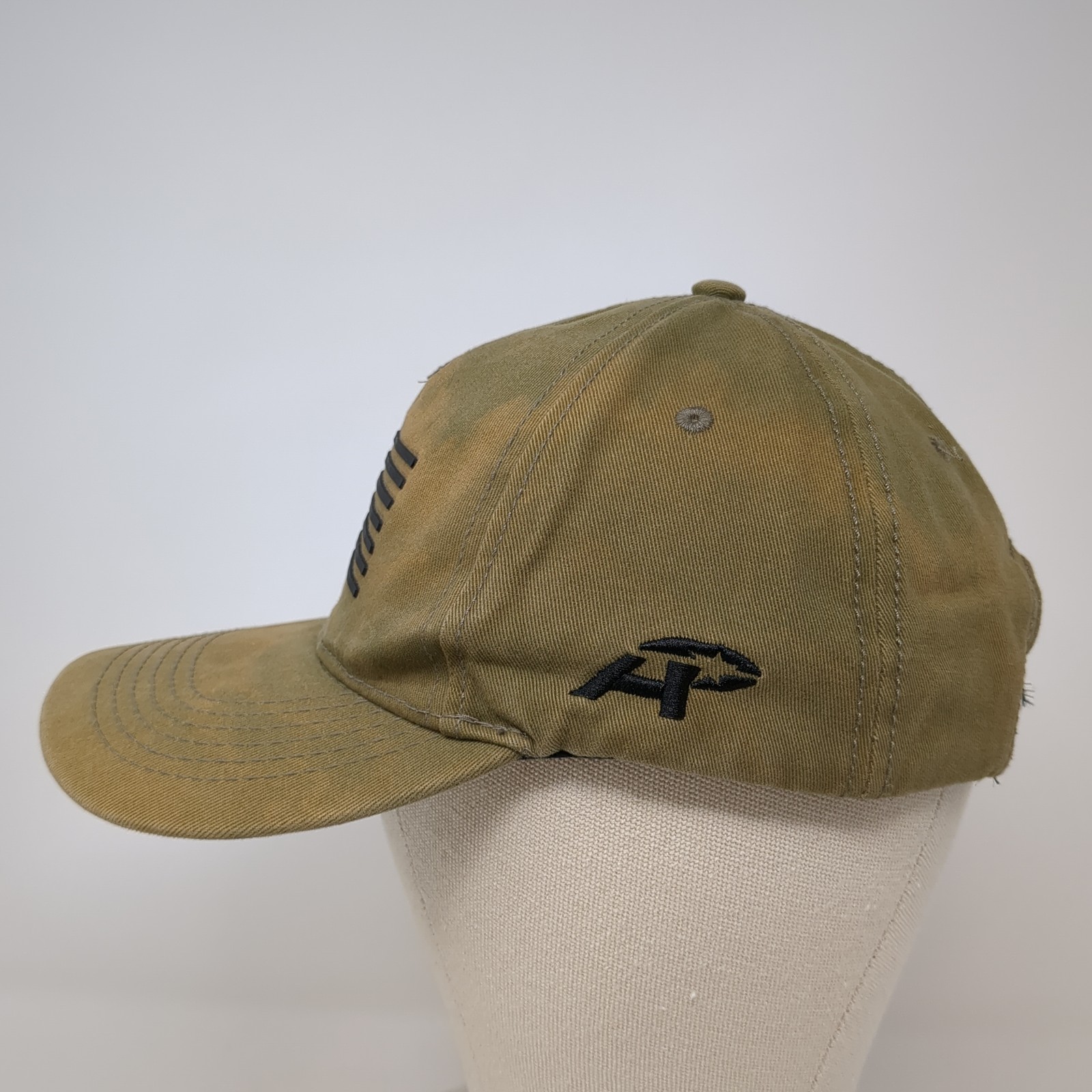 USA Flag Army Performance Strapback Hat Brown One… - image 3