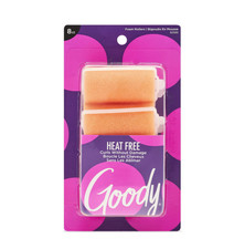 Goody Foam Hair Rollers X-Large 8 Count - Heatless Overnight Curls NEW