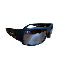 Maui Jim World Cup matte black rubber frame and polarized grey lenses