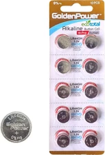 Kitstar LR44GH Alkaline Button Cell 1.5V Battery Hi-Pro Strongest Leak-Proof...