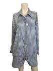 Blue and White Striped Women's 2 piece set, Size L — photo 4