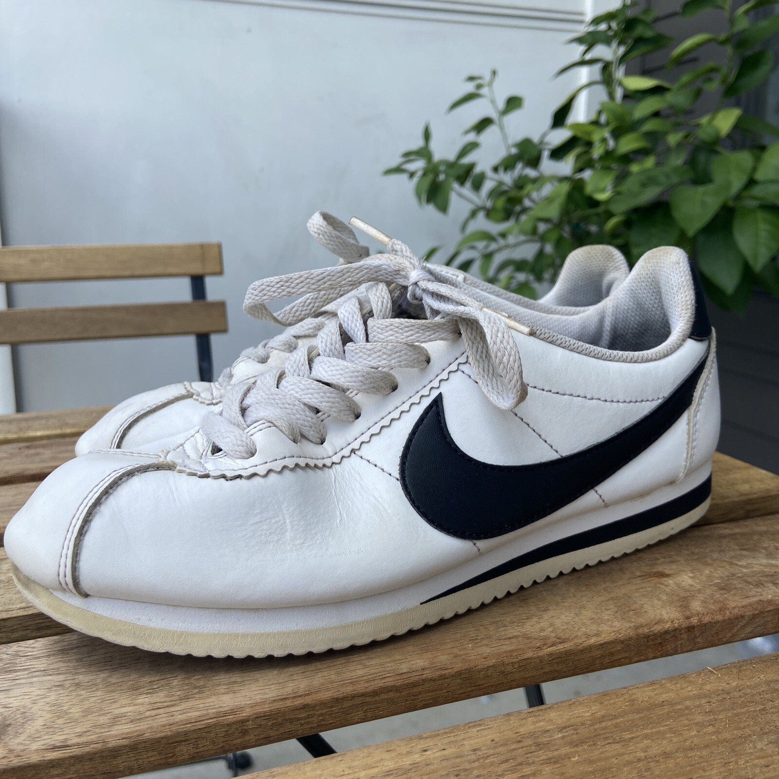 Size 7.5 - Nike Classic Cortez White 