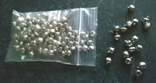 115 SILBER METALL GLOCKEN SCHELLEN &Oslash; 5 mm Bauchtanz Deko Basteln