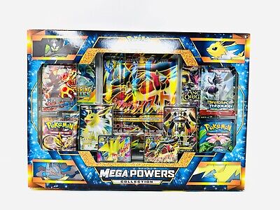 Pokemon Mega Powers Collection Box with 50 Sleeves, Deck Box