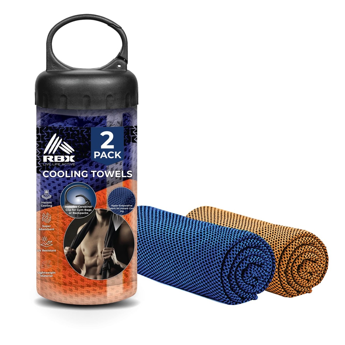 2 Pack Cooling Towels For Neck And Face 40