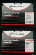 2 New Genuine Innovera Brand 55X Toner Cartridges Compatible to HP CE255X