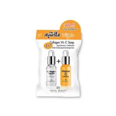 ROYAL BEAUTY Collagen Vit-C Soap, Savon collagen et vitamine C, Savon anti rides