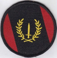 RASTA African-American Heritage Flag Embroidered Patch 3" Diameter