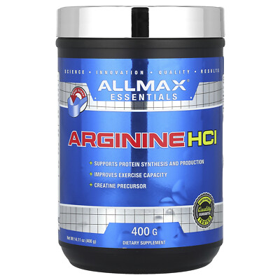 Essentials, Arginine HCl, 5 g, 14.11 oz (400 g)
