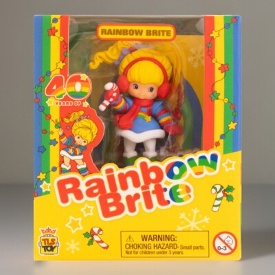 Rainbow Brite Holiday with Candy Cane 2.5'' Mini Vinyl Figure CheeBee TLS