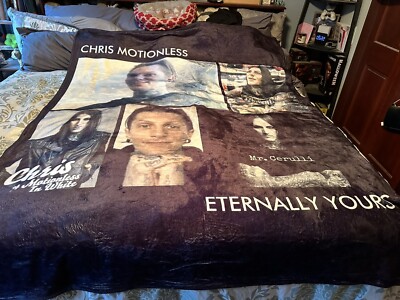 Custom Personalized Chris Motionless/Eternally Yours Plush Fleece Blanket 60x80 