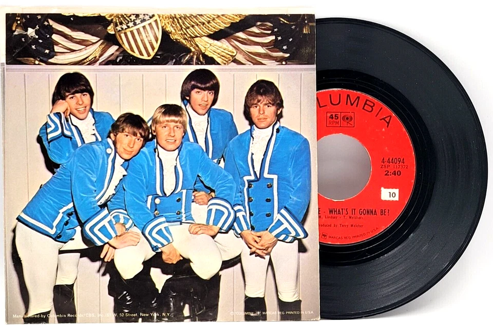PAUL REVERE & THE RAIDERS - HIM OR ME - WHAT'S IT GONNA BE? - ROCK 45 & PS Foto 2 de 2