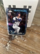 2024 Topps Chrome Update #USC76 Leo Rivas RC Mariners