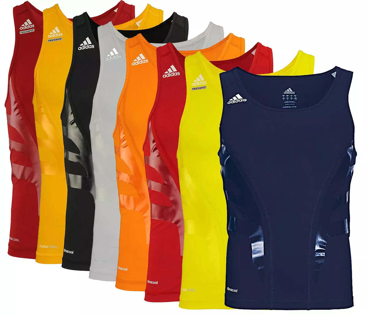 Adidas Athletic Techfit Powerweb Tank, Options | eBay