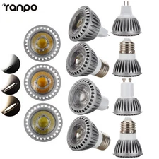 Dimmable LED Spotlight MR16 E27 GU10 15W COB Lights Bulb Lamp Ultra Bright