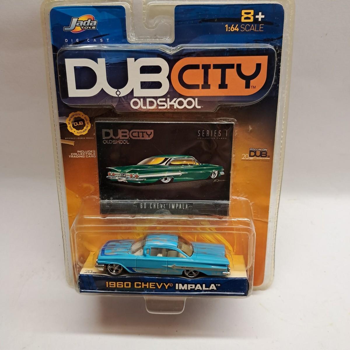 Jada Dub City 1960 CHEVROLET IMPALA '60 Chevy Diecast w/ card Fred