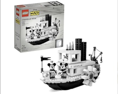 LEGO Disney Steamboat Willie (21317) New 673419312424|