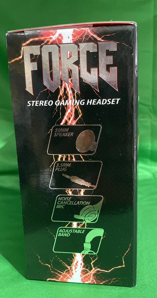 BLUESTONE FORCE STEREO GAMING Confort HEADSET 5" Cord with Volume Dial Speaker - Image 3 of 3