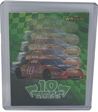Ricky Rudd 1998 Wheels Green Flag Green Foil Insert Card Nascar Racing Gf14