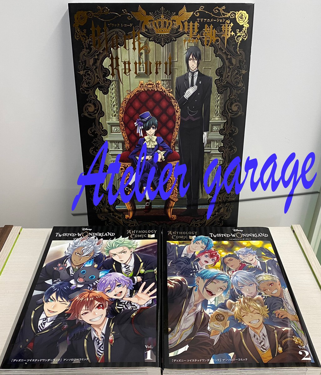 Disney Twisted-Wonderland Anthology Comic 1-2+KuroShitsuji Anime