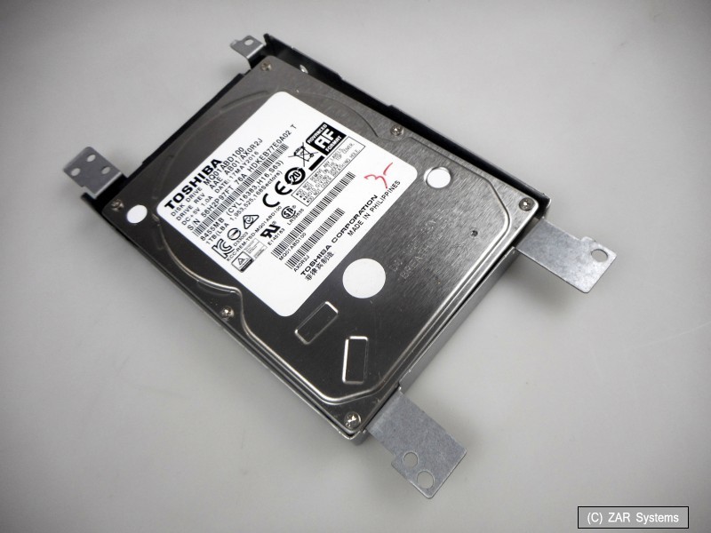 Toshiba MQ01ABD100 1000GB interne Festplatte 2,5 Zoll, 5400rpm 8MB, Rahmen, NEUW