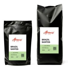Traditional Drum Roasted Fresh 100% Brazil Santos Coffee Beans/Ground Retail