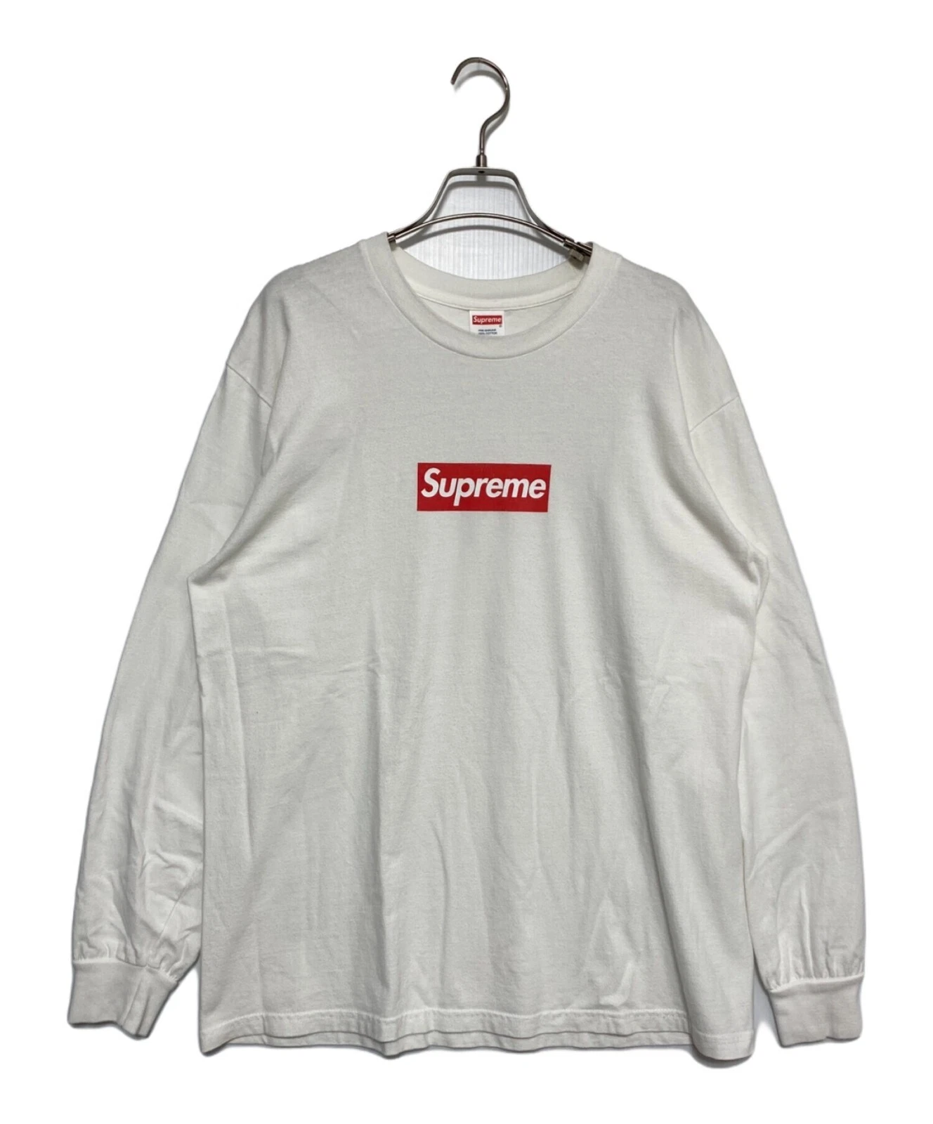 Tee shirt manches longues Supreme 20AW Box Logo L S coupe et couture homme taille S