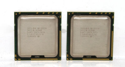 Matched Pair of Intel Xeon E5530 2.4GHz 8MB Quad Core Processor SLBF7
