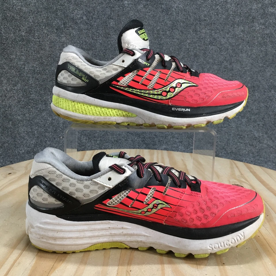 Saucony Zapatos Mujer 7 Triumph ISO 2 Tenis para Correr S16290-3 Rosa Multicolor Foto 2 de 4