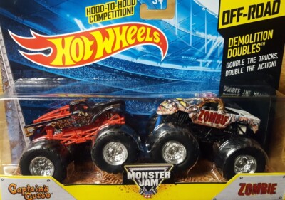 Hot Wheels Monster Jam Trucks Demolition Doubles Captain's Curse
