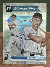 2023 Donruss #13 Eddie Mathews DK - Statline Parallel Serial #’d 500/500 Last 1