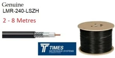 LMR-240-LSZH Times Microwave coaxial 50 Ohm Low smoke,Non Toxic LMR 2-8m