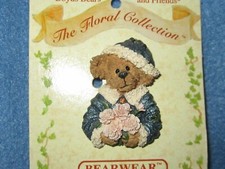 BOYDS RESIN PIN - BEARWEAR - THE FLORAL COLLECTON - MINNIE