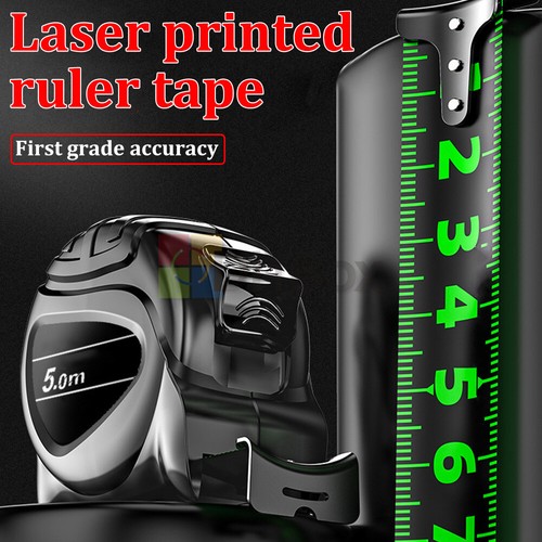 5/10m Fluorescent Steel Tape Measure Steel Tape Precision Measuring Self-Locking - Picture 7 of 24