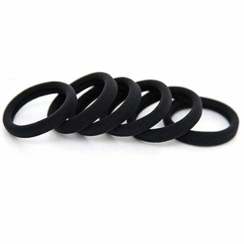 40 Thick Seamless Cotton Hair Bands for Women, Hair Ties Ponytail Holders US - Picture 10 of 12