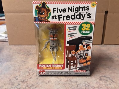 Five Nights at Freddy's Molten Freddy With Salvage Room #25203 Set  McFarlane Toy 787926252033