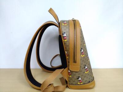 Auth Gucci x Disney Mini GG Mickey Mouse Supreme Backpack 552884