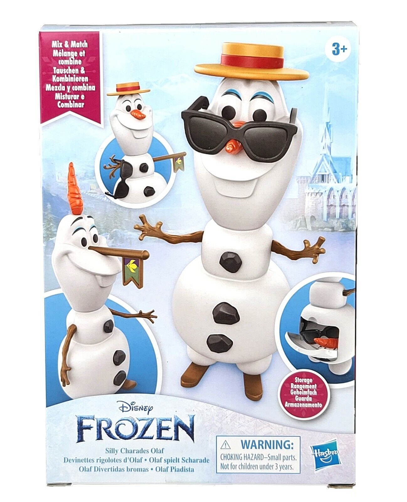 Disney Frozen Silly Charades Olaf 13 Piece Mix & Match Figure by Hasbro - NEW - 