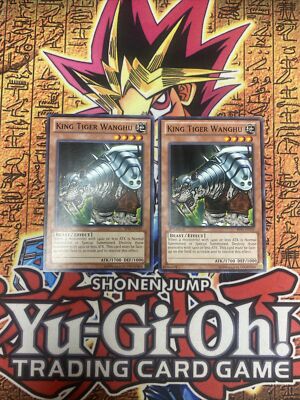 Yugioh - King Tiger Wanghu BP01-EN129 1st Edition LP X2 - PGD