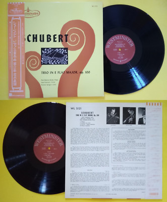 Lp 33 Schubert J.Fournier,A.Janigro,P.Badura-Skoda Trio In Es Flat Major,Op.100