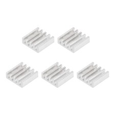 Electronics Cooler Heatsink for MOS GPU IC Chip Silver 9 x 9 x 3 mm 10pcs