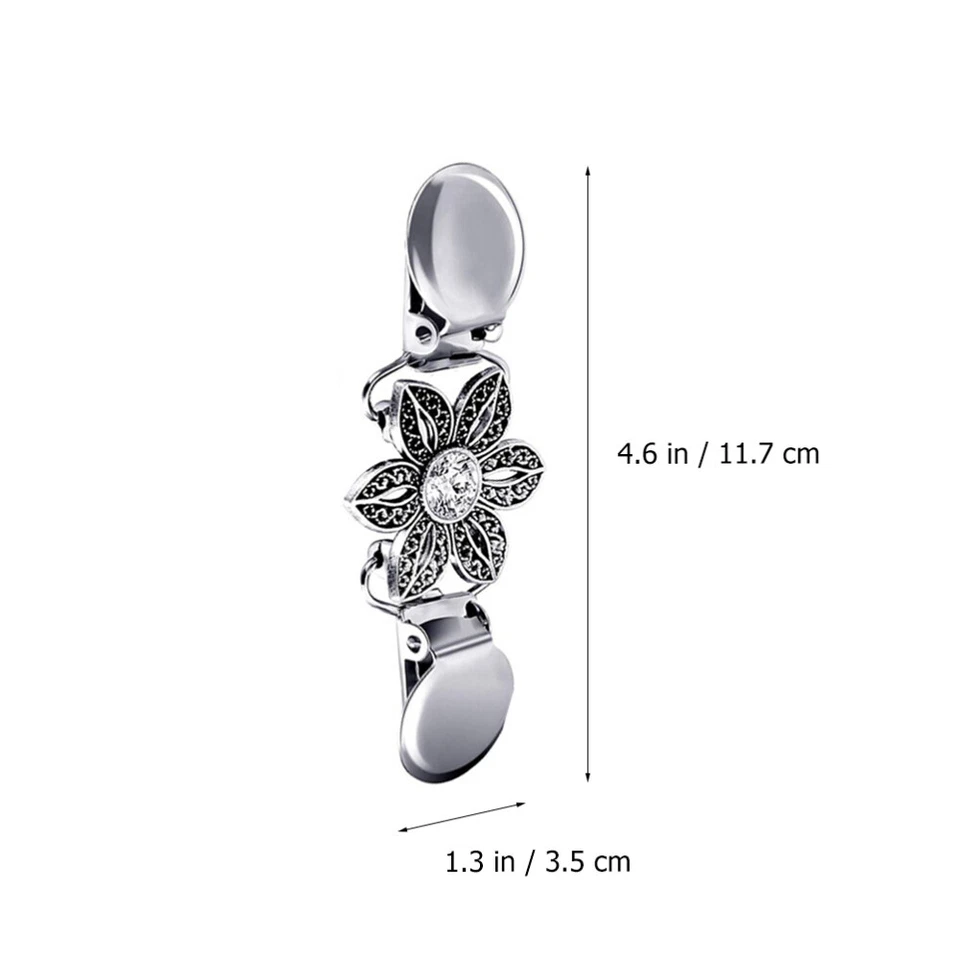 5Pcs Vintage-Schal-Clips Pullover Schal Clip Kragen Clips Shirts Kleider Schal - Bild 4 von 4