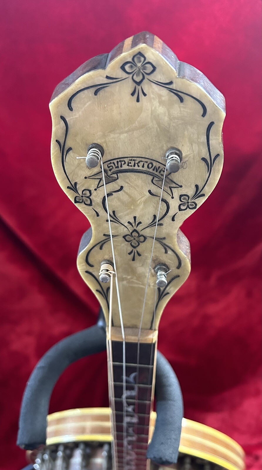 Vintage 1930's Supertone Plectrum 4 String Banjo eBay