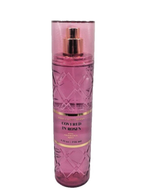 Bath & Body Works COVERED IN ROSES Fine Fragrance Body Mist Spray Full 8 oz