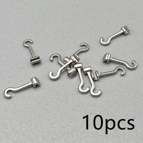 10pcs Dental Orthodontic Crimpable Hooks Multi Function Long Curved Left/Right - Picture 7 of 12